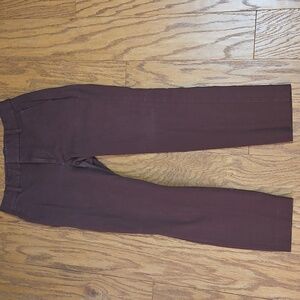 GAP Slim High Rise Chino Pants Women 4 Brown
